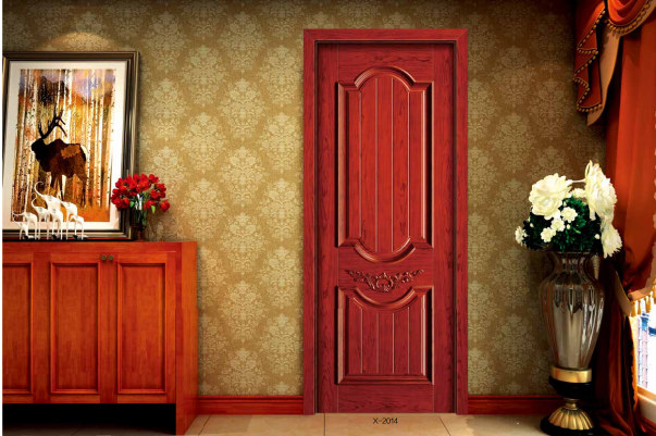 重慶鑫順來X-2014雕花扣線實(shí)木烤漆門