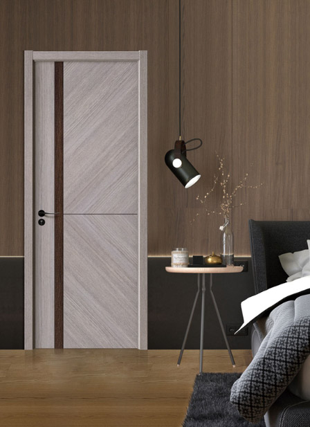 鑫順來X-2608雕花拼貼叉色烤漆門