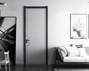 廠價直銷鑫順來X-2502簡歐實(shí)木復(fù)合烤漆門