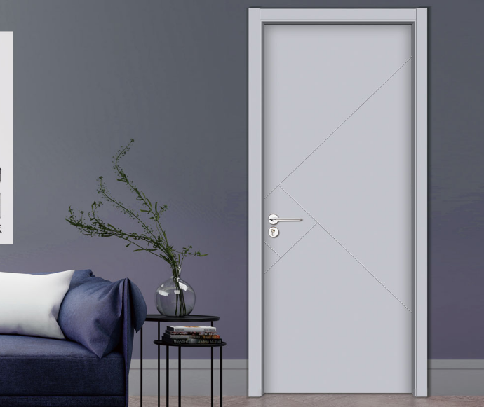 2020年鑫順來(lái)X-4006簡(jiǎn)約雕花實(shí)木烤漆門