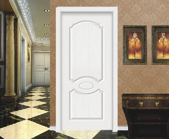 廠價直銷愉心X-4022平開雕花顯紋實木烤漆門