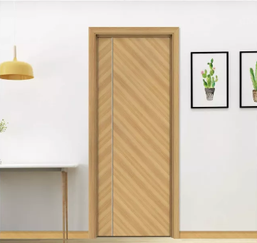 新款上市愉心X-4086拼貼實木烤漆門