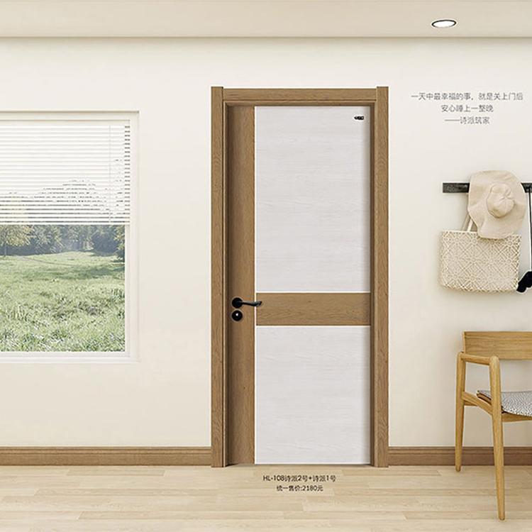 廠價直銷鑫順來X-7006平開實木烤漆門