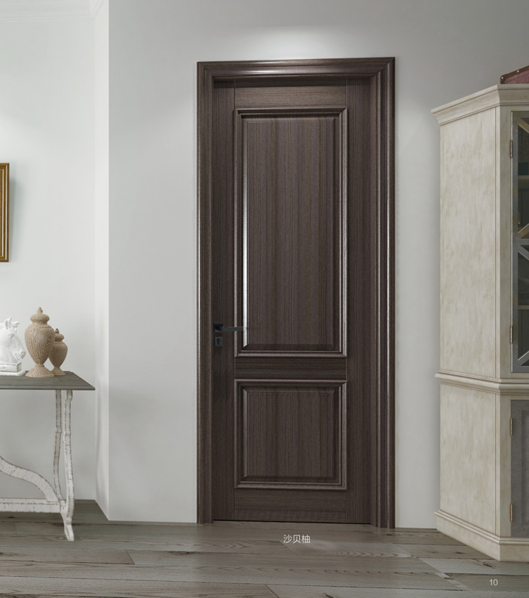 廠價直銷鑫順來X-6041平開外扣實木烤漆門