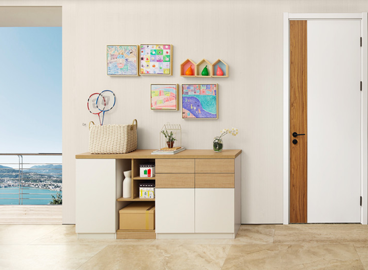 廠價(jià)直銷鑫順來(lái)X-6048平開實(shí)木烤漆門