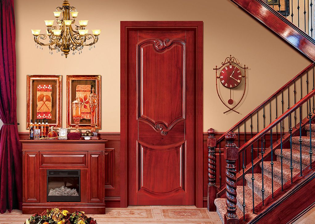 廠價直銷鑫順來X-7008平開外扣實木烤漆門