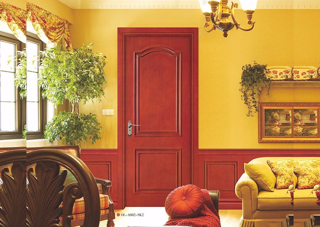 廠價(jià)直銷鑫順來X-7034平開實(shí)木烤漆門