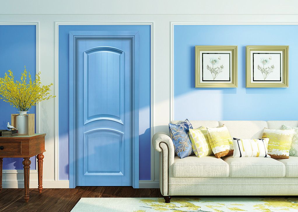 廠價(jià)直銷鑫順來X-7067平開實(shí)木烤漆門