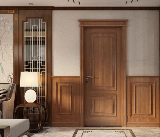 新款上市鑫順來X-8039平開實木烤漆門