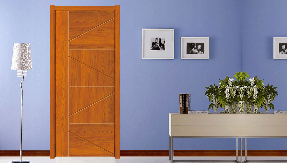 廠價直銷鑫順來X-8084平開拼貼實木烤漆門