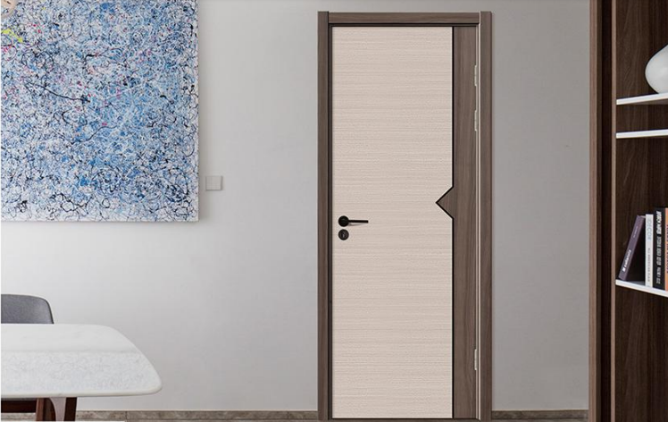 廠價直銷零度鑫順來X-9011平開拼貼實木烤漆門