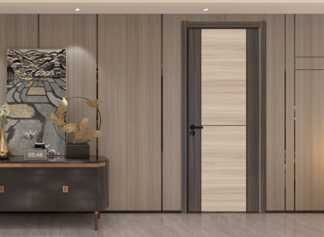 廠價直銷鑫順來X-10016平開拼貼零度無漆門