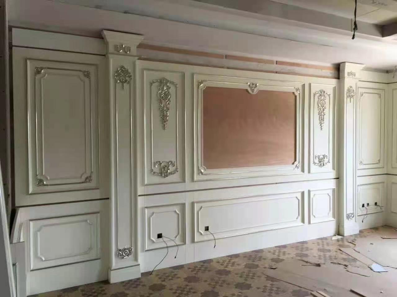 廠價(jià)熱銷鑫順來XSL-2142中式豪華電視墻